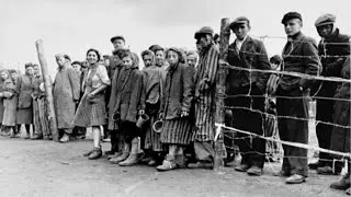 The Bergen-Belsen concentration camp