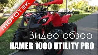 Квадроцикл Детский Электрический HAMER 1000 UTILITY PRO | Видео Обзор | Тест Драйв от Mototek