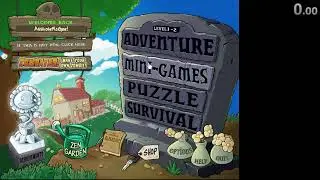 Plants Vs. Zombies Speedrun (Whack A Zombie, Any%)