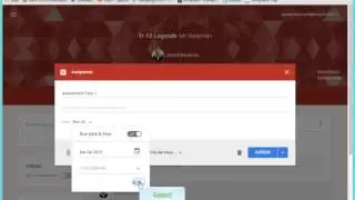 Google Classroom Create Assignment
