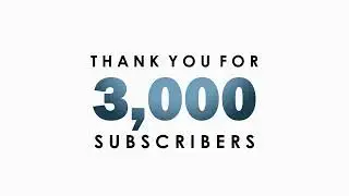 3,000 Subscribers.