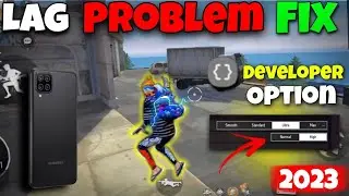 Lag Problem Fix 🎯 In Free Fire Max 🔥 On Samsung Galaxy A12 📲 New Developer Option Settings ⚙️ |