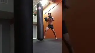 Working the heavy bag...🥊🦍 What do you think...⁉️🤷🏾‍♂️