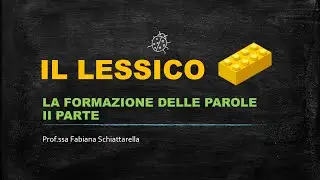 Il lessico - La formazione delle parole composte