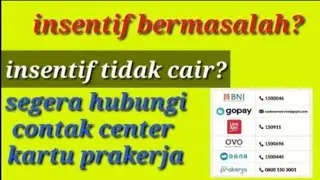 pencairan insentif kartu prakerja bermasalah?