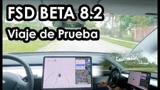 Viaje de Prueba con FSD Beta 8.2 para Comparar con las Versiones Anteriores