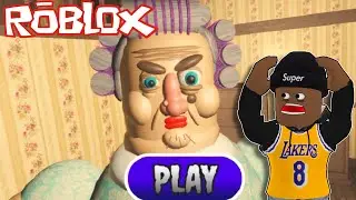 ESCAPING MY EVIL NANNY IN ROBLOX (OBBY)