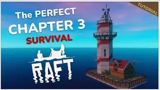 The Perfect SURVIVAL Raft for Chapter 3 | Lighthouse Build Tutorial