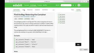 Python Function: Find the Bug: Returning the Container