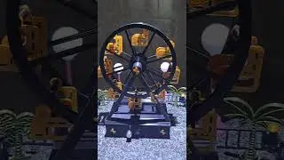 Mini Roda Gigante - Animais - Árvores - Luminárias