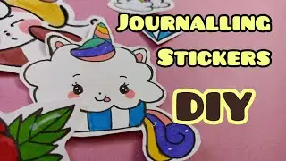 DIY Journaling Stickers / items  | how to make journaling stuffs at home