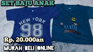 Setelan Anak Laki Laki || Set Baju Anak Murah Terbaru