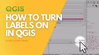 How to turn labels on in QGIS
