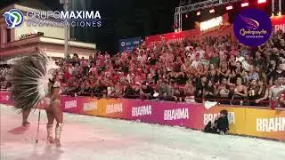 Carnaval del Pais, Rosario Sanchez frente al espacio Brahma