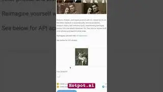 Restaurer des photos abîmées grâce à l’intelligence artificielle. 