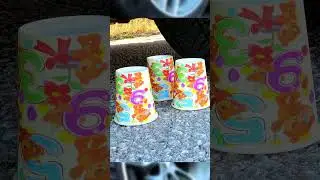 Crushing Crunchy & Soft Things by Car! #shorts #crushing #asmr #crunchy