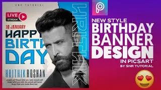 New Style Birthday Banner Design | Birthday Banner Design Ideas | Birthday Poster Design Ideas