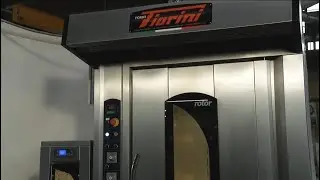 Печь ротационная Forni Fiorini ROTOR 60х80 (платформа) обзор. Теплоноситель Газ.