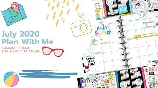 July 2020 Monthly Plan With Me | Summer Theme