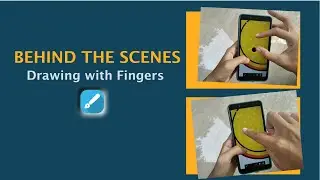 Behind The Scenes Drawing with Fingers In INFINITE DESIGN by BEFISH ID