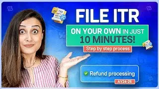 How to file ITR online? | ITR Filing tutorial for salaried employees AY 2024-25