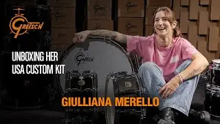 UNBOXING 🥁📦 Giulliana Merello's new Gretsch Drums USA Custom kit