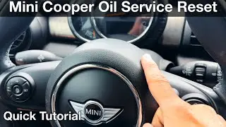 How to reset oil service light 2017 Mini Cooper