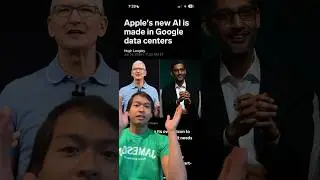 Why Apple’s new AI is trained by Google?! 😳📱👀 