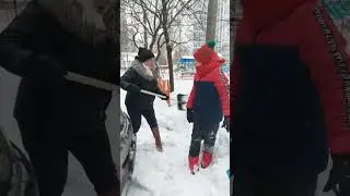 Очень сильная метель