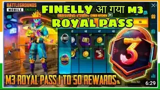 m3 royal pass1 to 50  new rewards are here (battleground mobile india)