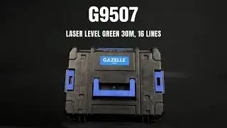 Gazelle G9507 16 Lines 4D Green Laser Level | 30m Range | Self Leveling