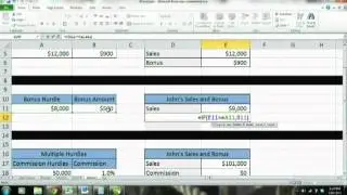 IF Function Microsoft Excel Tutorial - Logic Test - If Then - If Function of a Value Range