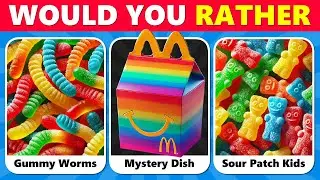 Would You Rather…? Candy & Snacks 🎁 Mystery Dish Edition 🍫🍭