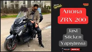 Arora ZRX 200 Jant STİCKER Montajı