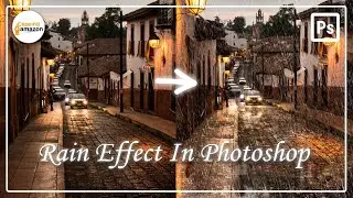 Rain Effect In Photoshop: Easy Way Of Creating Rain Effect In Photoshop - Photoshop Tutorial