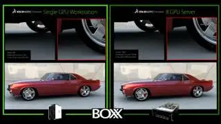 APEXX8R Multi-GPU Rendering Performance with Solidworks Visualize