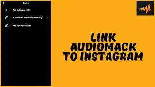 How to Link Audiomack to Instagram