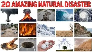 20 प्राकृतिक आपदाओं के नाम | Natural Disasters for Kids | Natural disasters Names English & Hindi | 