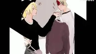 Kaminari and Todoroki [TodoKami] - Hands up