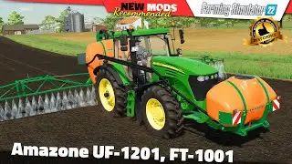 FS22 | Amazone UF-1201, FT-1001 - Farming Simulator 22 New Mods Review 2K60
