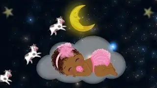 Lullaby Helps Baby Fall Asleep - Sleepy Nighttime - Cows Jump Over Moon
