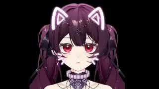 Live2D neon light effect showcase