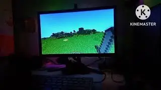 playing minecarft on pc 🤙