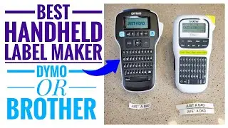 Best Hand Held Label Maker DYMO vs Brother P-Touch   I LOVE DYMO LM160 Label Manager