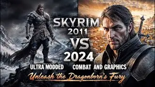 Skyrim Vanilla Vs Ultra Modded Combat & Graphics!