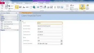 Microsoft Access: How to Add a Field to a Form