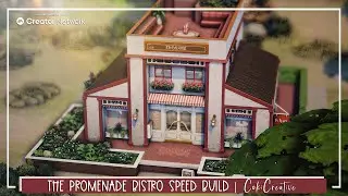 The Promenade Bistro | Sims 4 Speed Build w/ Voiceover