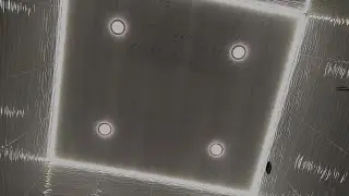 Монтаж пластикового потолка со светодиодной подсветкой.