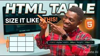 HTML Table Sizes | Width & Height in HTML Tables