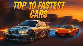 Top 10 Fastest Cars in Need for SPEED MOST WANTED ( Along with Speed and Acceleration)
